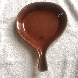 Diversified ceramic brown glazed Skillet